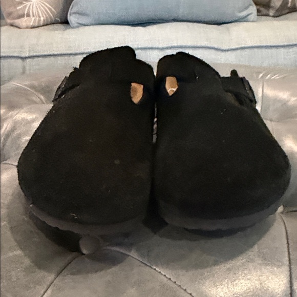 Women’s Birkenstock Boston Shoes - Size 40/US 10 - Black Suede - Picture 3 of 8